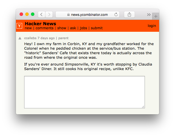 Visit the thread on Hacker News.