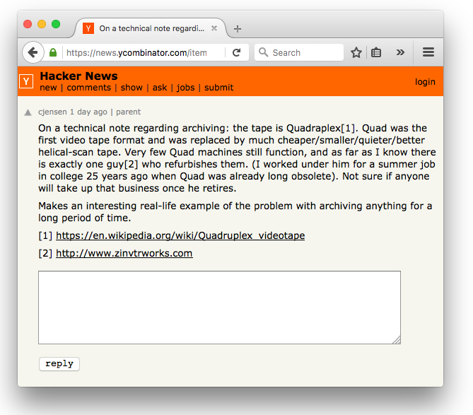 Visit the thread on Hacker News.