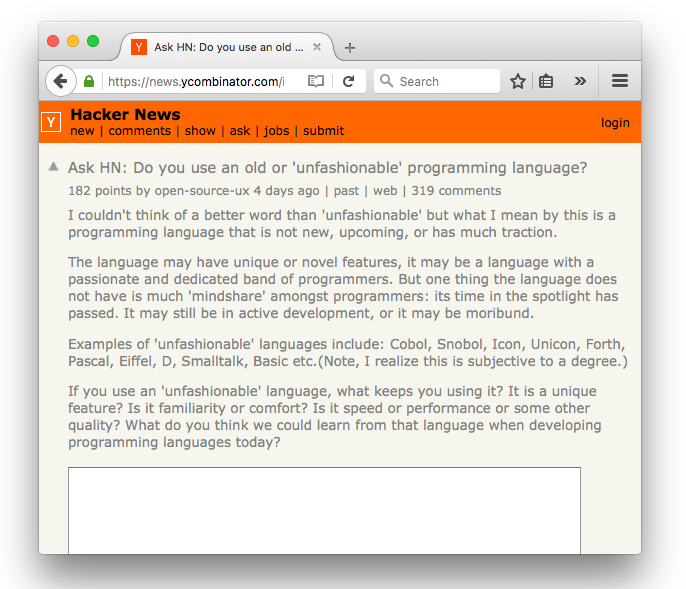 Visit the thread on Hacker News.
