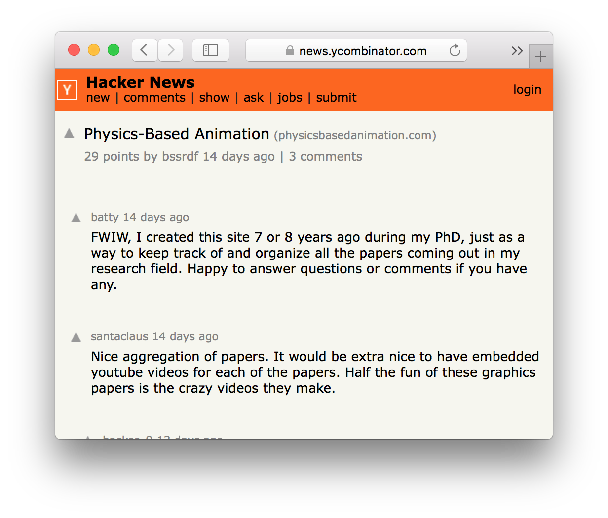 Visit the thread on Hacker News.
