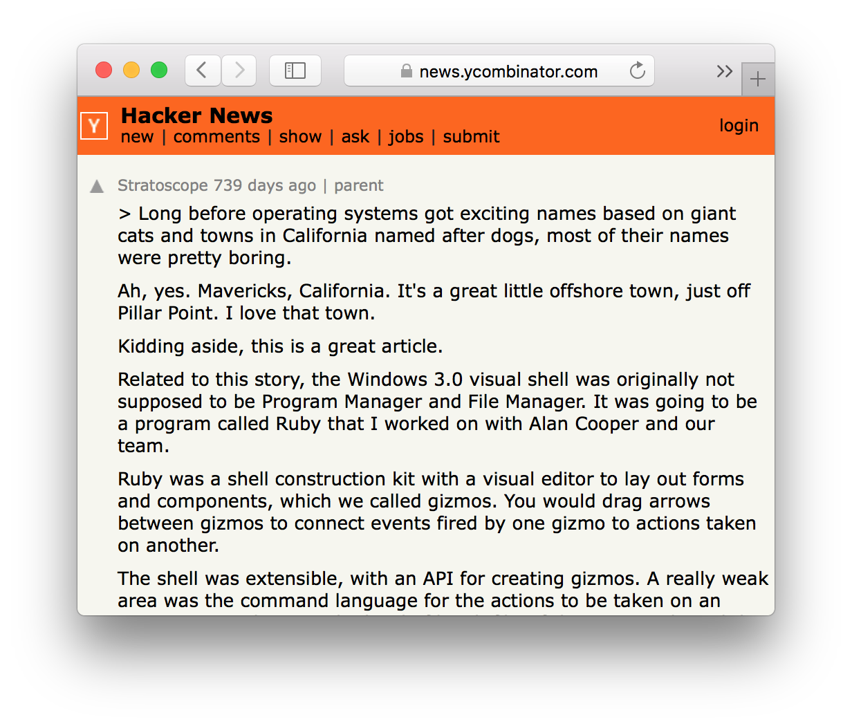 Visit the thread on Hacker News.