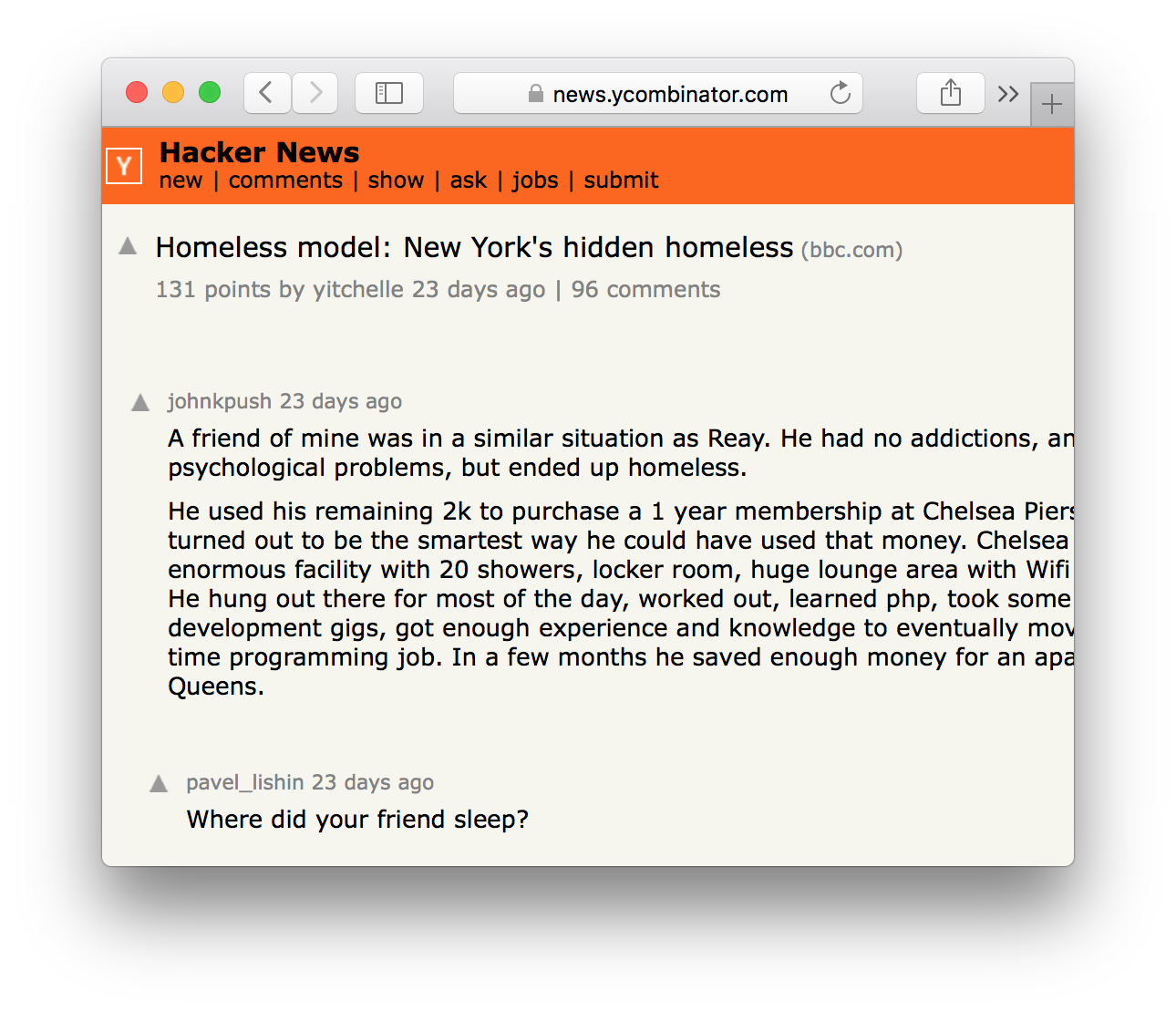 Visit the thread on Hacker News.